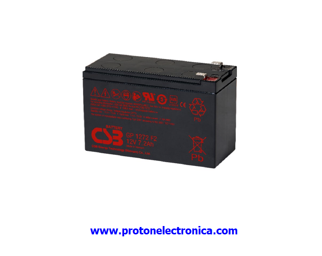 BATERIA CSB GP1272 12V 7,2Ah