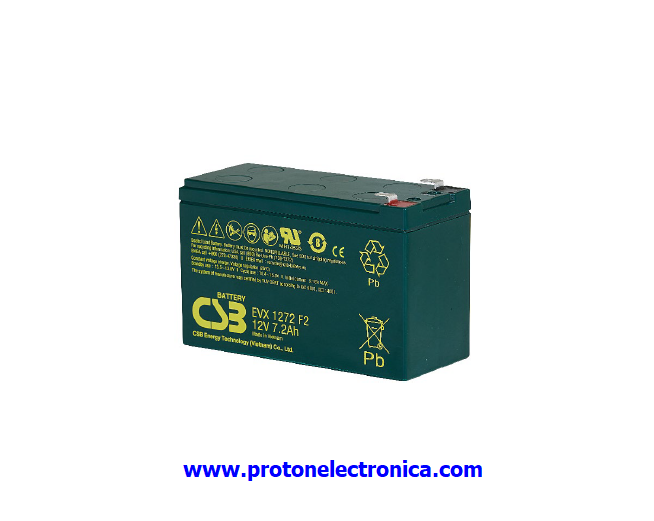 BATERIA CSB EVX1272 12V/7'2Ah USO CICLICO