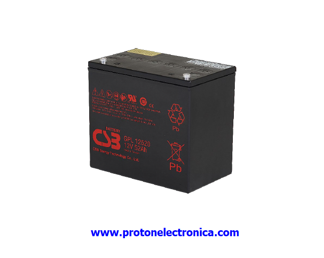 BATERIA CSB GPL12520 12V 52Ah