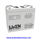 BATERIA LIVEN LVH12-280W 12V 75Ah ALTA DESCARGA LARGA VIDA