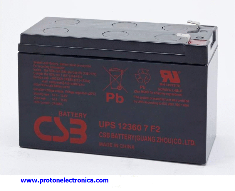 BATERIA CSB UPS123607F2