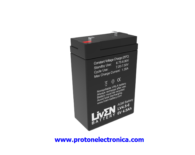 BATERIA LIVEN LV4.5-6 6V 4.5Ah