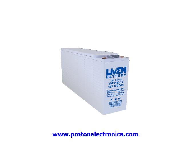 BATERIA LIVEN LVFJ150-12 12V 150Ah TERMINAL FRONTAL GEL HIBRIDA