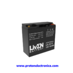 BATERIA LIVEN LVL18-12 12V 18Ah LARGA VIDA 10-12 AÑOS 20º 504,6W/10' - 232,8W/30' - 138,6W/60' 181x77xH167mm; 5,7Kg TM5 UL94-HB