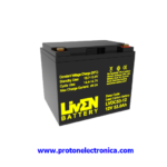 BATERIA LIVEN LVDC53-12 12V 53Ah CG CARBON GEL CICLICA 600/80% 1800/30% 53Ah/20h - 46Ah/10h - 40Ah/3h 197x166xH170mm; 14,2Kg; TM6