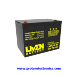 BATERIA LIVEN LVDC76-12 12V 76Ah CG CARBON GEL CICLICA 600/80% 1800/30% 76Ah/20h - 70Ah/10h - 60Ah/3h 25º (10,5V) 260x168xh173H176mm; 20Kg; TM6